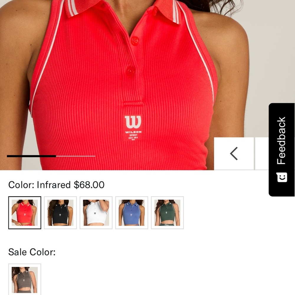 Wilson Women's Infrared Tank Top